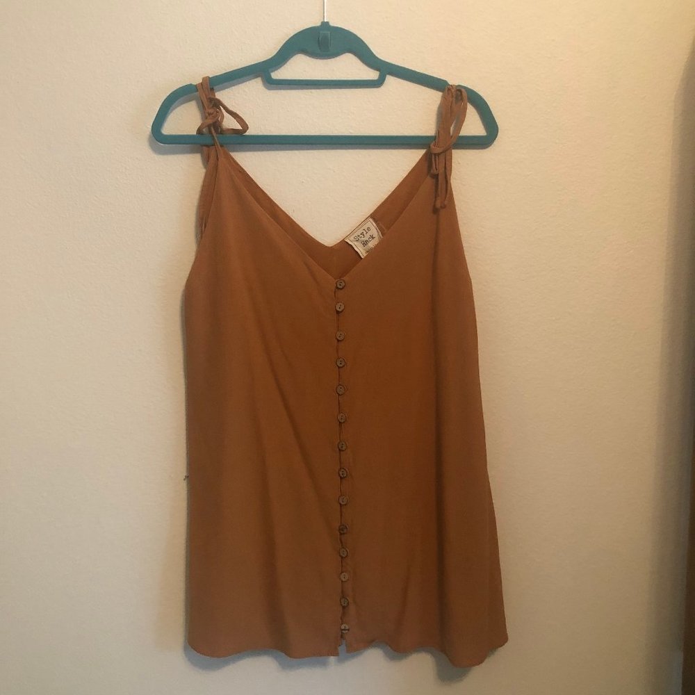 Orange Tank Top